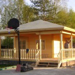Летняя кухня ЛК-И4 - фото готового строения